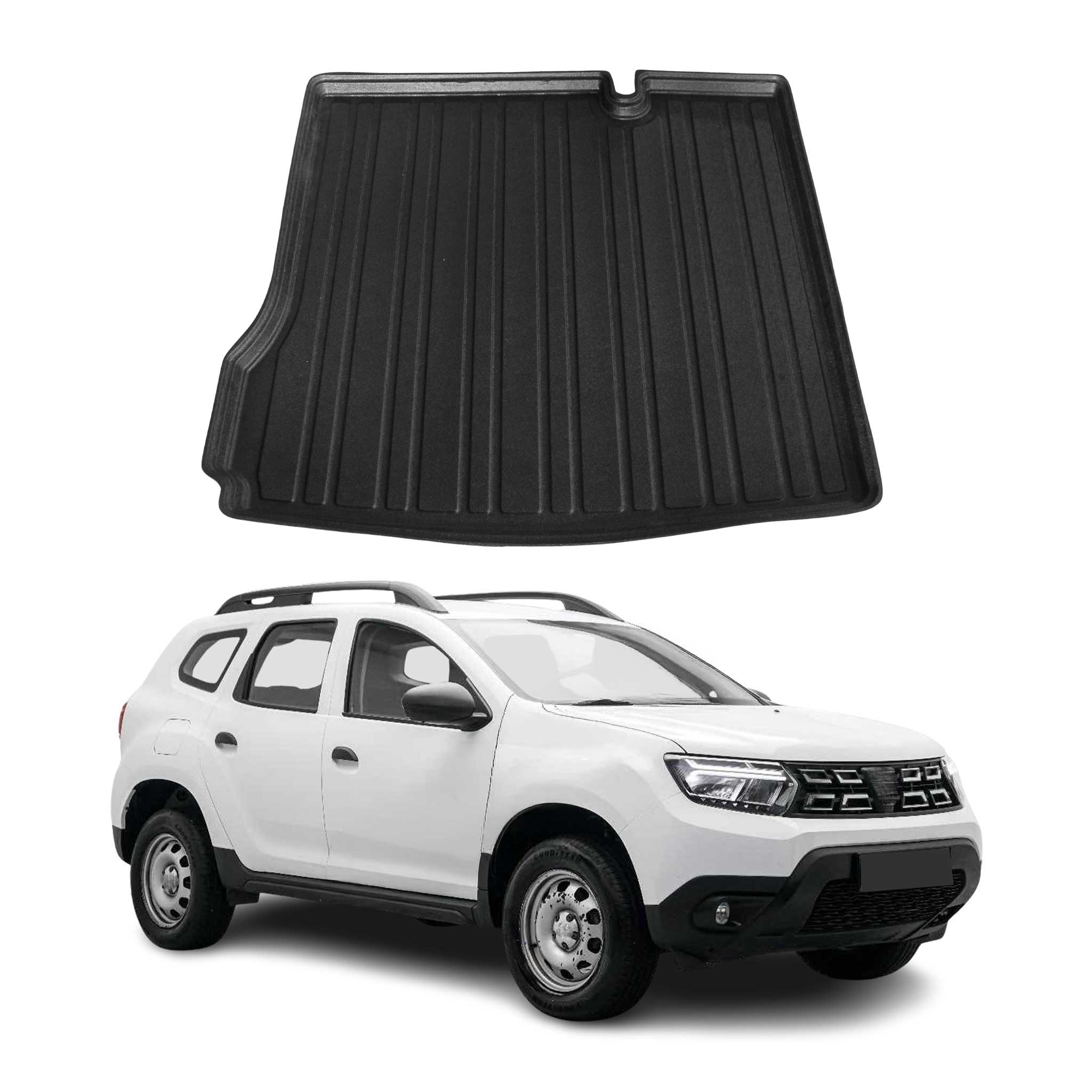 Kofferraumwanne Laderaumwanne für Dacia Duster 2018-2024 Gummi TPE Schwarz