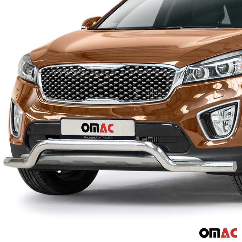 Frontbügel Frontschutzbügel Schutz für Kia Sorento 2015-2018 Stahl ABE Silber