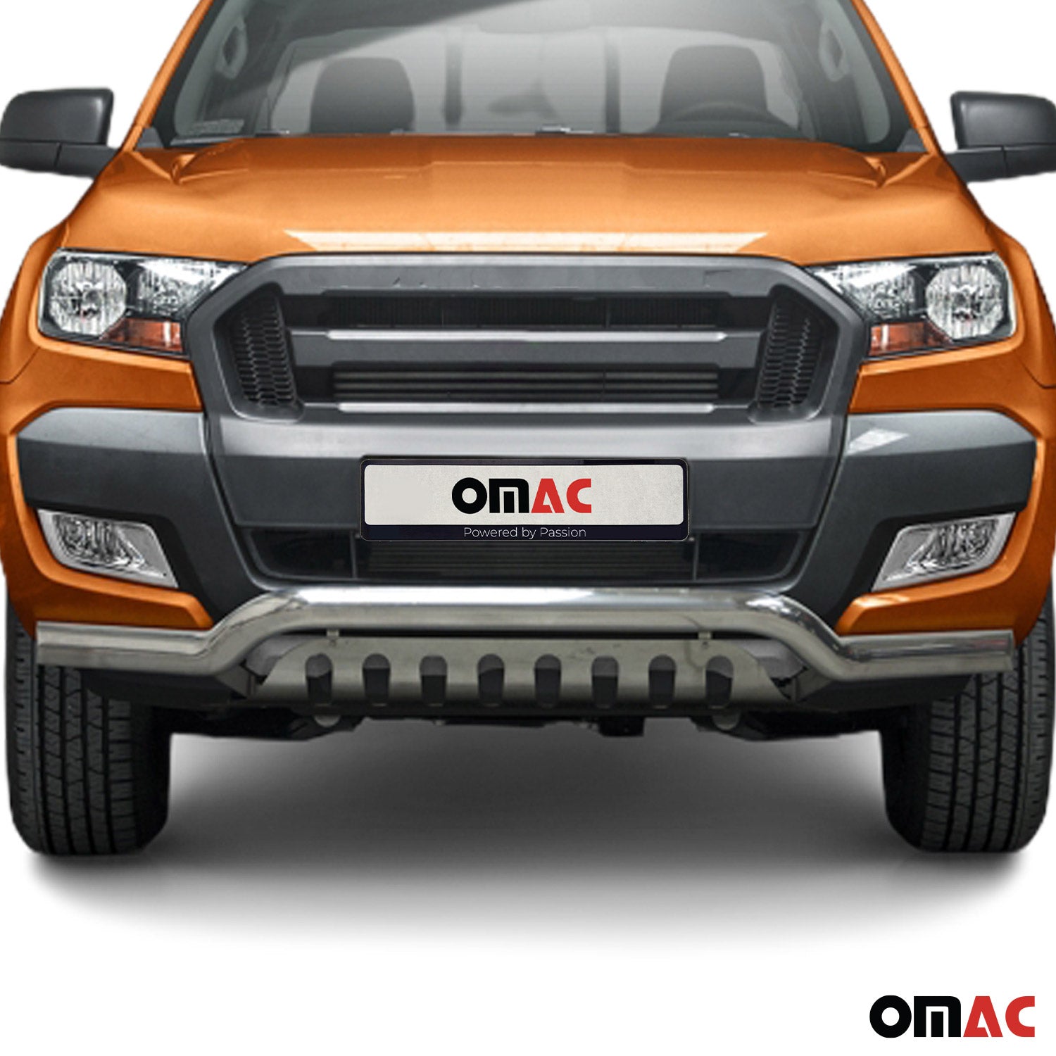 Frontbügel Frontschutzbügel für Ford Ranger 2016-2022 mit ABE Stahl Silber