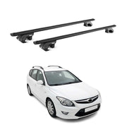 Dachträger Grundtäger für Hyundai i30 I Kombi 2007-2012 90kg Alu Schwarz ABE