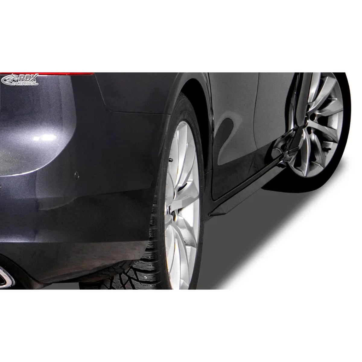 RDX Seitenschweller 'Slim' für Volvo S90/V90 2016- ABS Schwarz 2er-Set TÜV