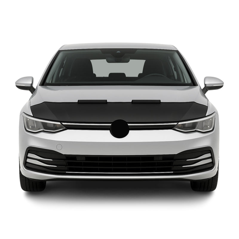 Haubenbra Steinschlagschutz Bonnet Bra für VW Golf 2019-2025 Schwarz Halb