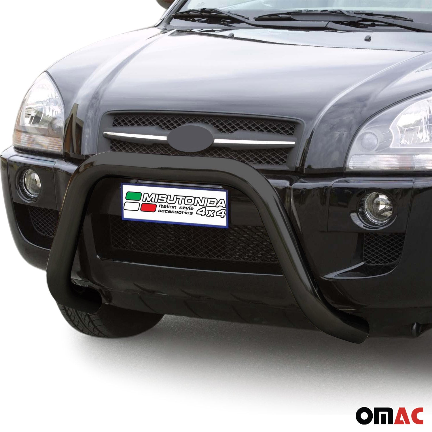 Frontbügel Frontschutzbügel für Hyundai Tucson 2004-2009 ø76mm Stahl Schwarz