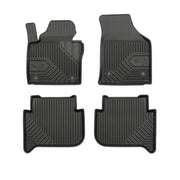 Fußmatten Gummimatten No.77 für VW Touran I 2003-2010 Pre-FL TPE Schwarz 4 tlg