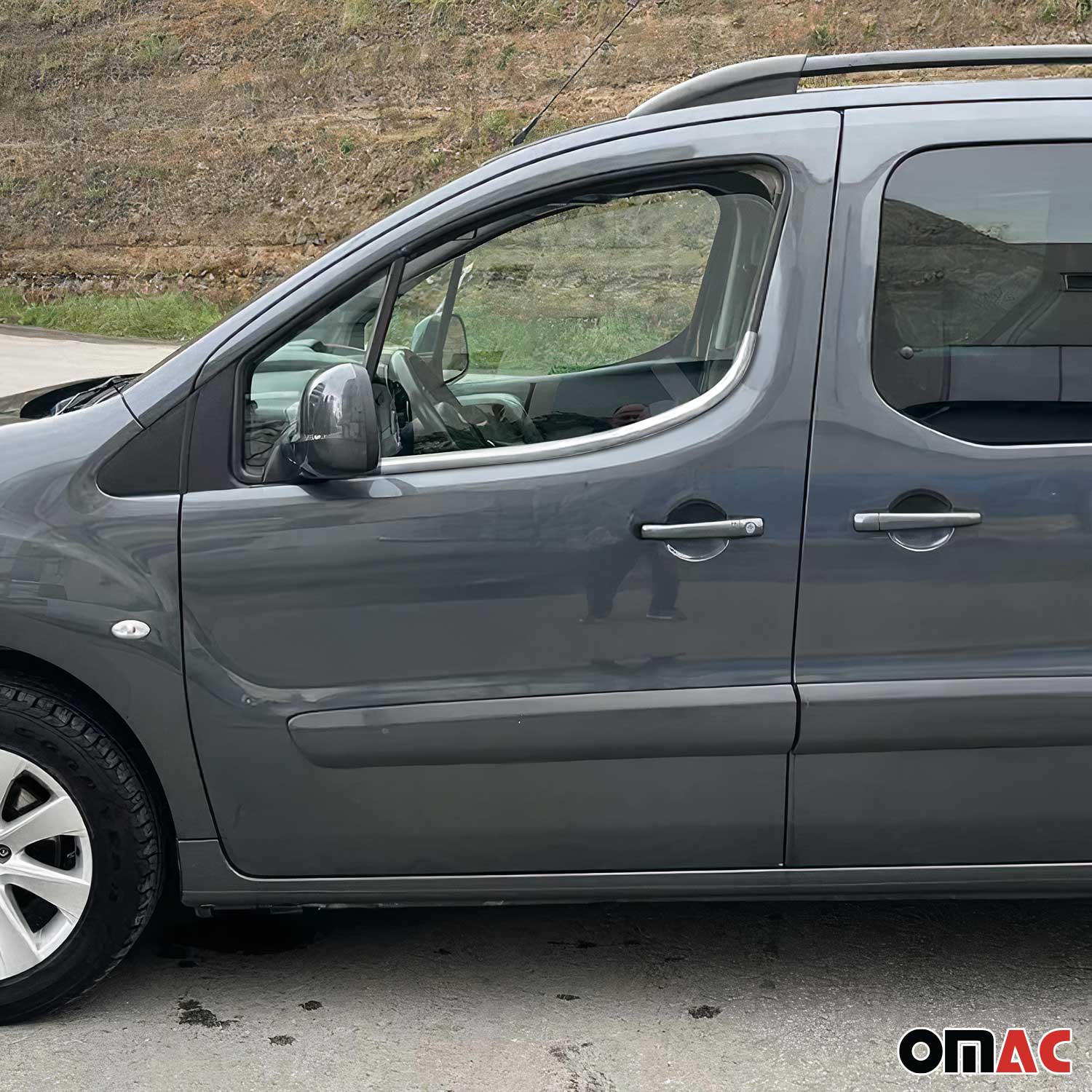Fensterleisten Zierleisten für Citroen Berlingo 2008-2018 Edelstahl Chrom 2tlg