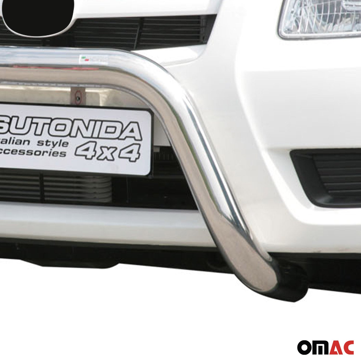 Frontbügel Frontschutzbügel für Mazda BT-50 2009-2012 ø76mm Stahl Silber Schutz