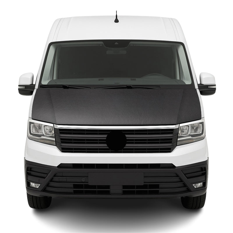 Haubenbra Bonnet Bra Steinschlagschutz für VW Crafter 2016-2025 Carbon Optik