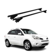 Menabo Dachträger Grundtäger für Renault Koleos mk1 2008-2016 75kg Alu Schwarz