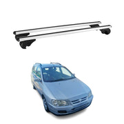 Dachträger für Mitsubishi Space Star mk1 1999-2002 Pre-FL 75kg Silber Alu 2x