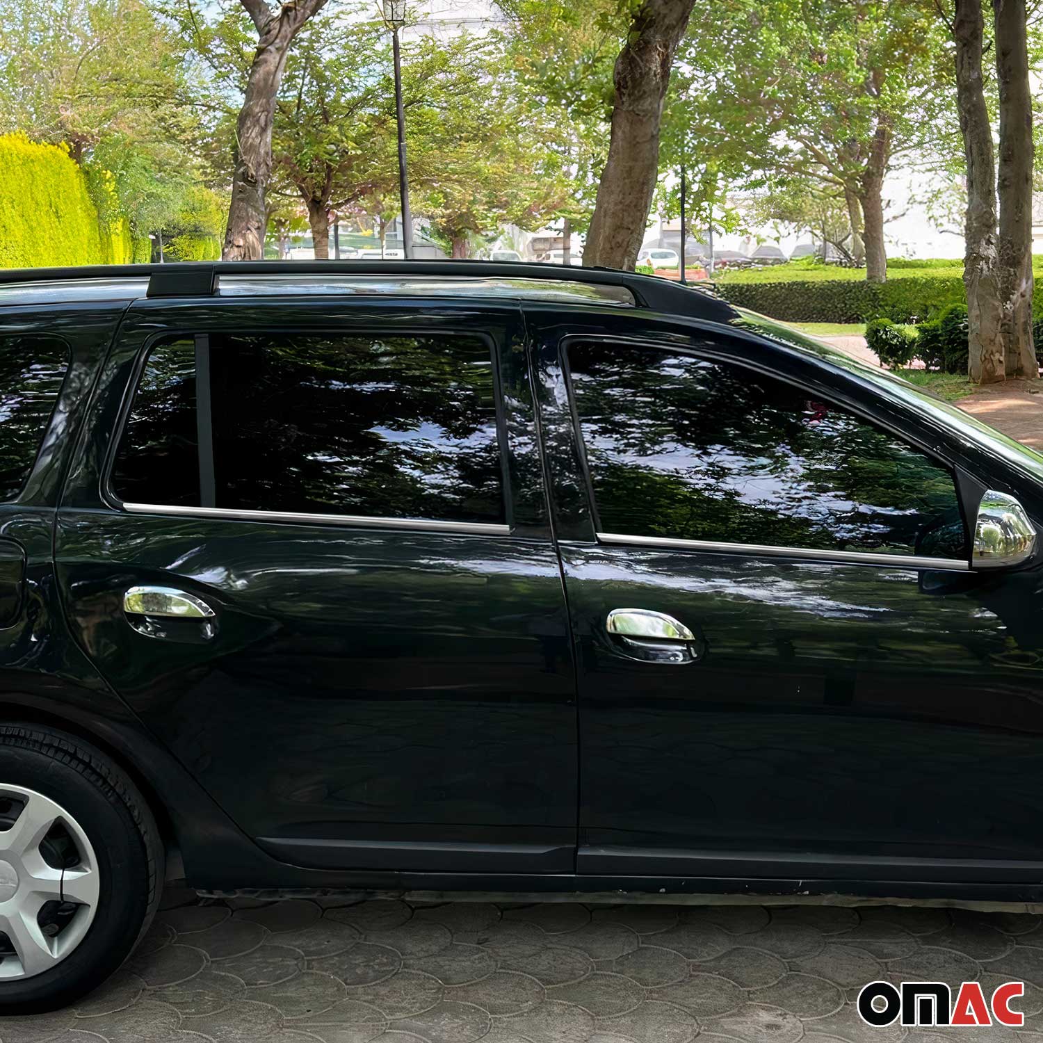 Fensterleisten Zierleisten für Dacia Logan MCV 2014-2020 Edelstahl Chrom 4tlg
