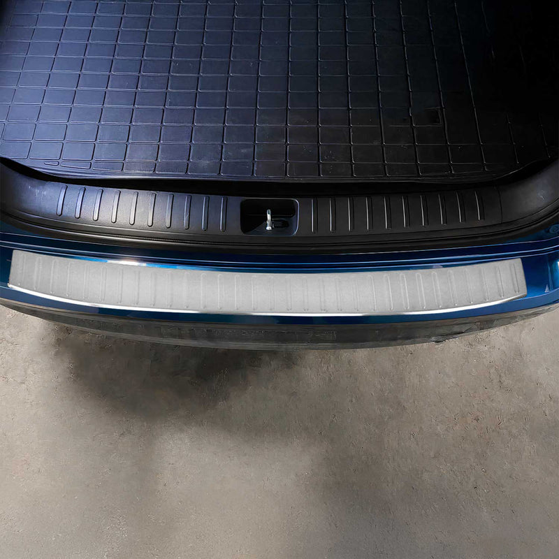 Ladekantenschutz Stoßstangenschutz für Hyundai Tucson 2018-2020 Chrom Gebürstet