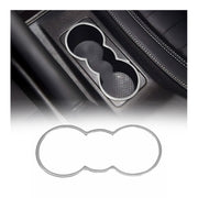 Getränkehalter Rahmen Cupholder für Skoda Octavia 2004-2013 Edelstahl Chrom