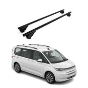 Dachträger Grundträger für VW Multivan T7 2022-2026 Stahl Schwarz 2tlg