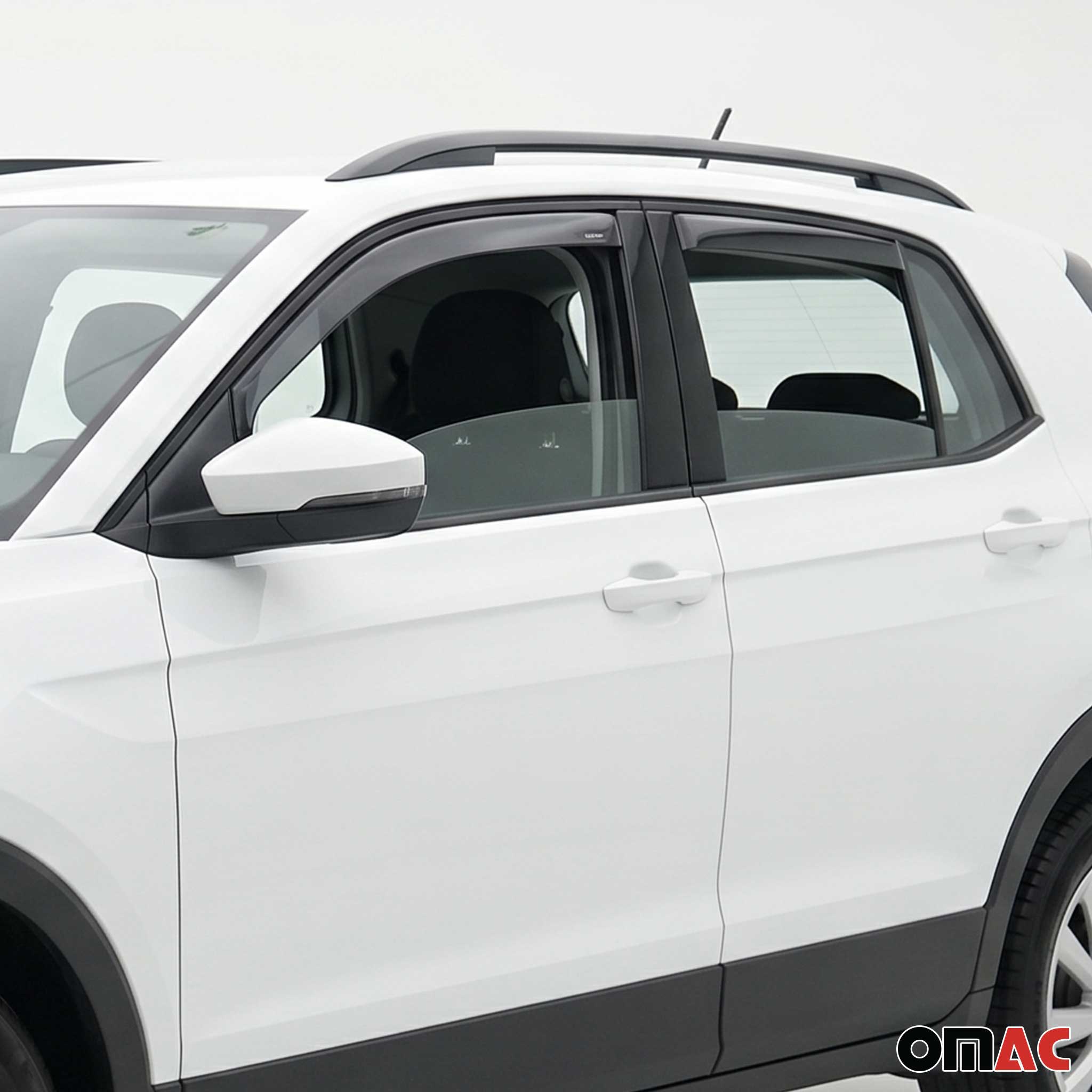 Windabweiser Regenabweiser für VW T-Cross 2019-2026 Dunkel Acryl 4tlg