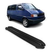 Trittbretter Seitenschweller für VW Transporter T4 1990-03 L2 Langer Schwarz