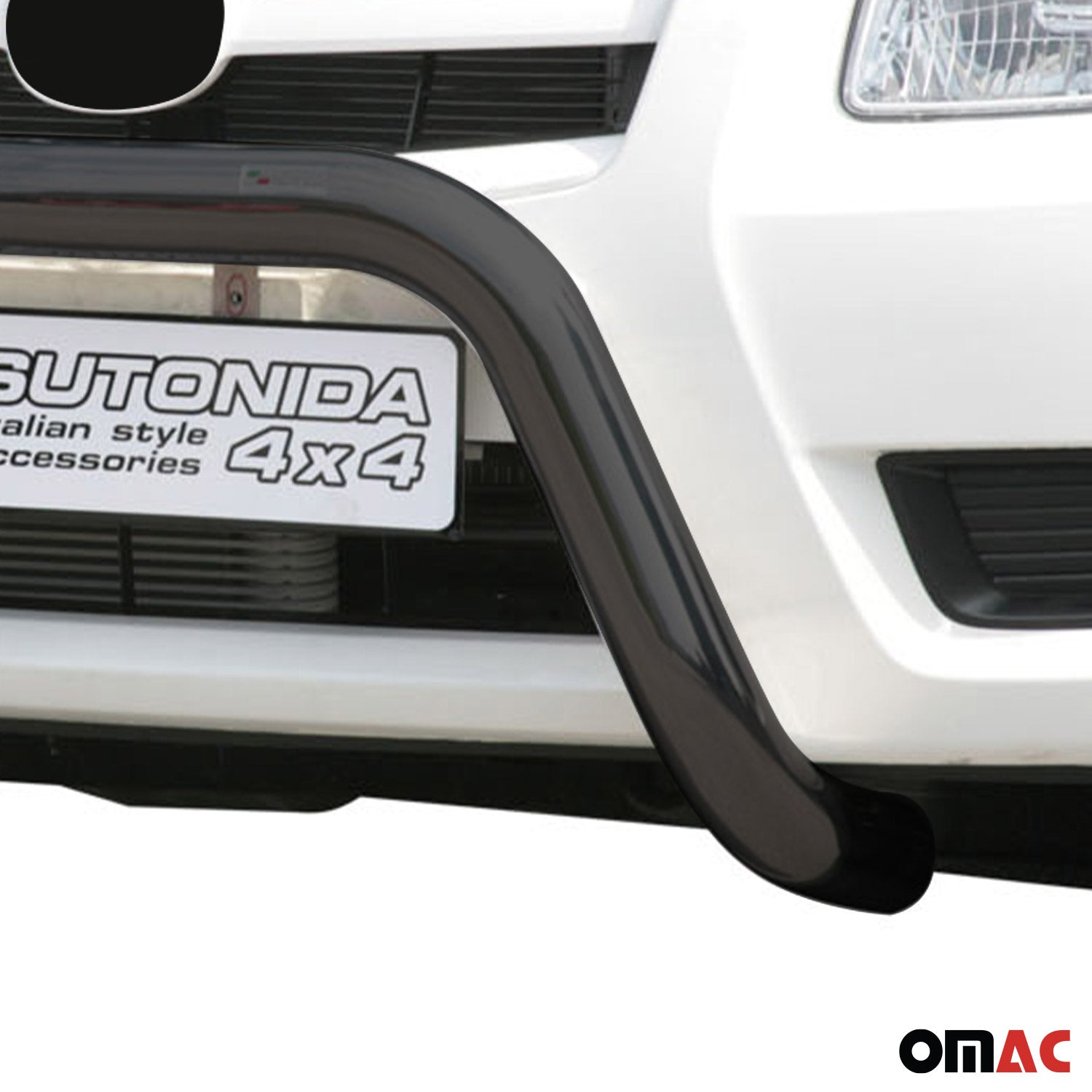 Frontbügel Frontschutzbügel für Mazda BT-50 2009-2012 ø76mm Stahl Schwarz Schutz