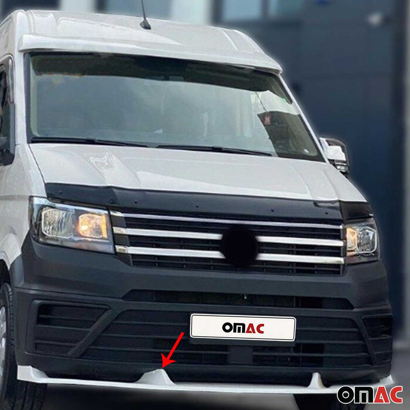 2017-2024 VW Crafter Frontspoiler Lippe Stoßstange Splitter weiss