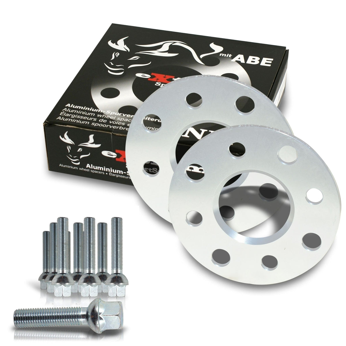 JOM Spurverbreiterung Set 10mm für Audi TT (8J) mit ABE Aluminium