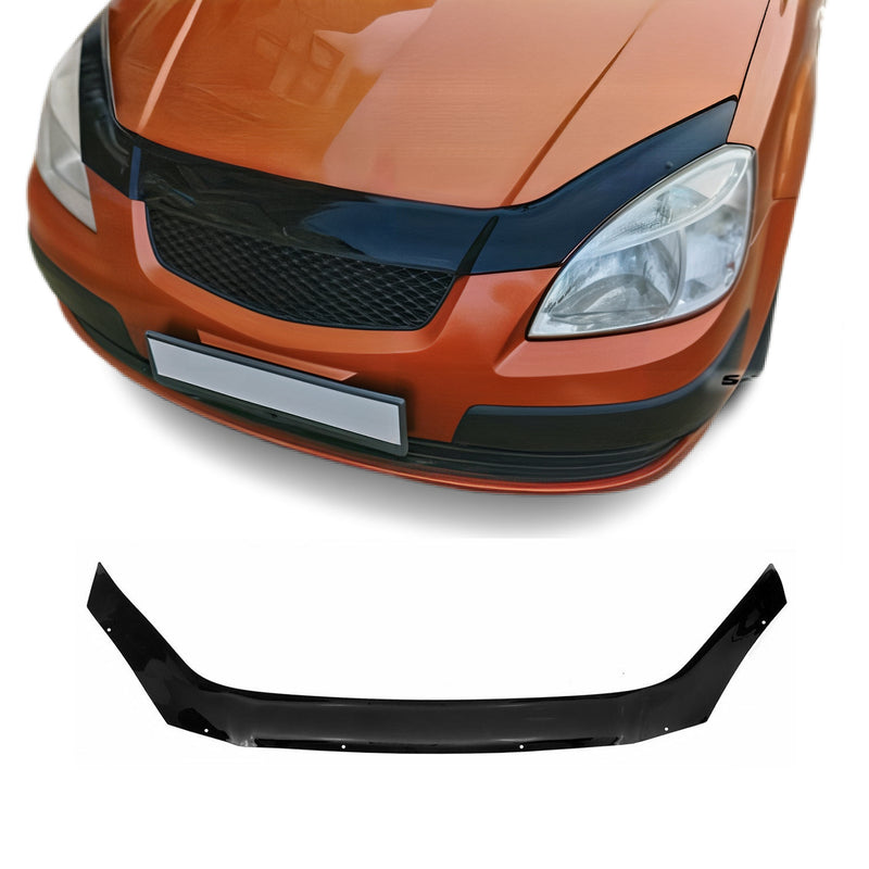 Motorhaube Deflektor Insekten Steinschlagschutz für Kia Rio 2005-2011 Dunkel