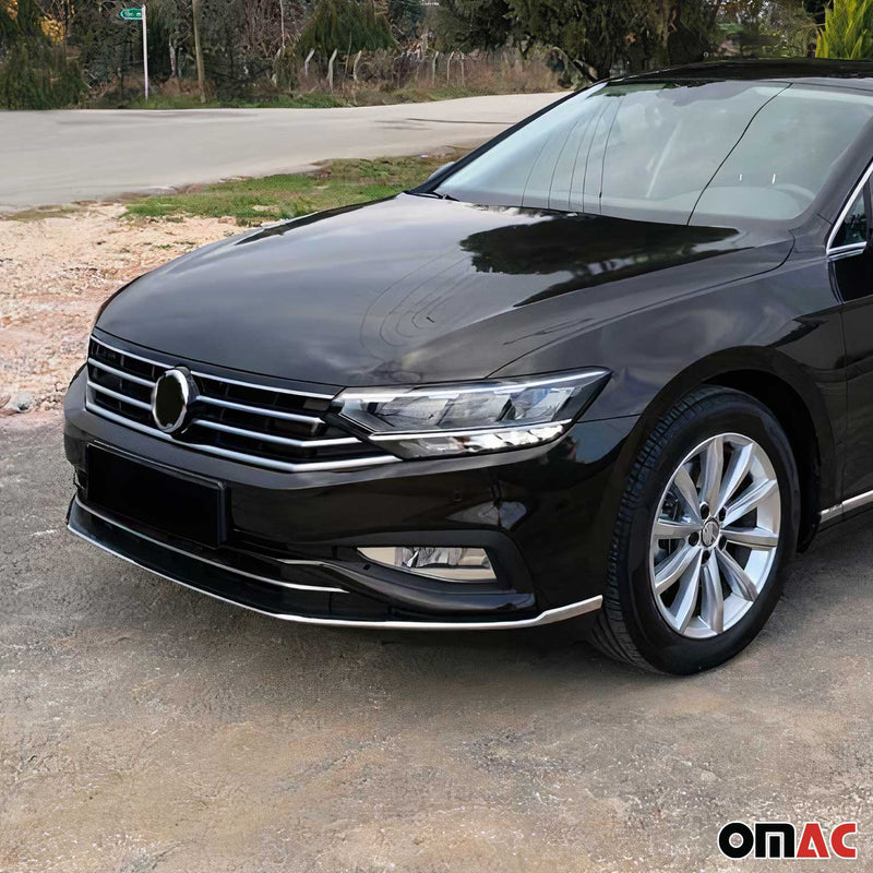 Grillleisten Stoßstangen für VW Passat 2019-2025 Edelstahl Chrom 3tlg