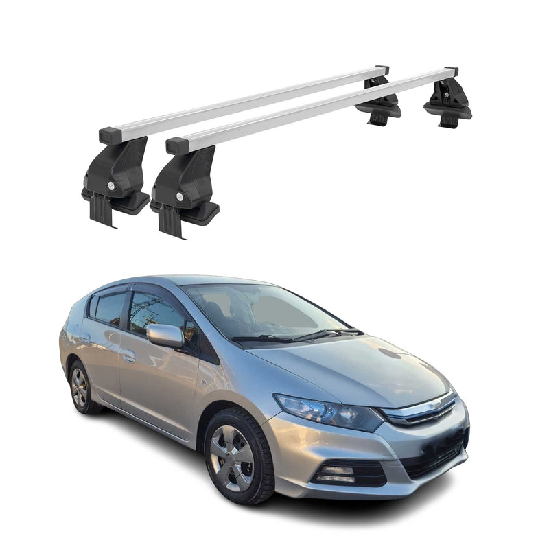 Menabo Dachträger Grundtäger für Honda Insight 2009-2014 50kg Stahl Silber 2 tlg