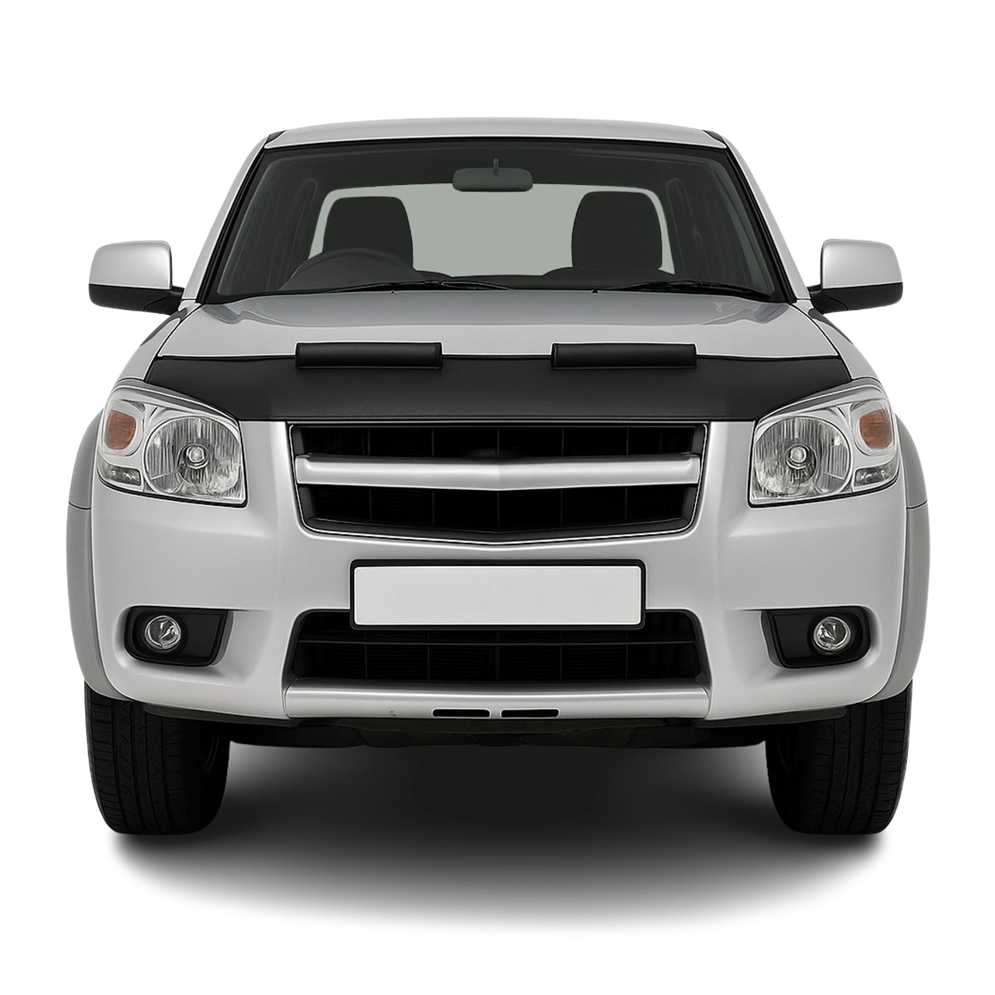 Haubenbra Steinschlagschutz Bonnet Bra für Ford Ranger 2007-2009 Schwarz Halb