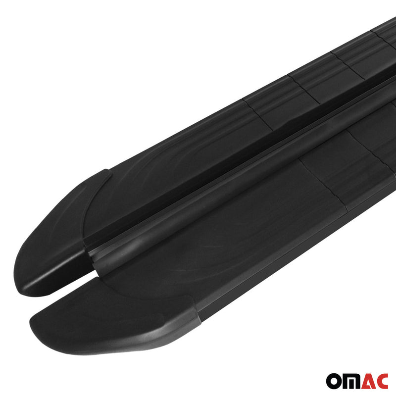 Trittbretter Seitenschweller für Ssangyong Actyon Sport 2007-18 Alu Schwarz