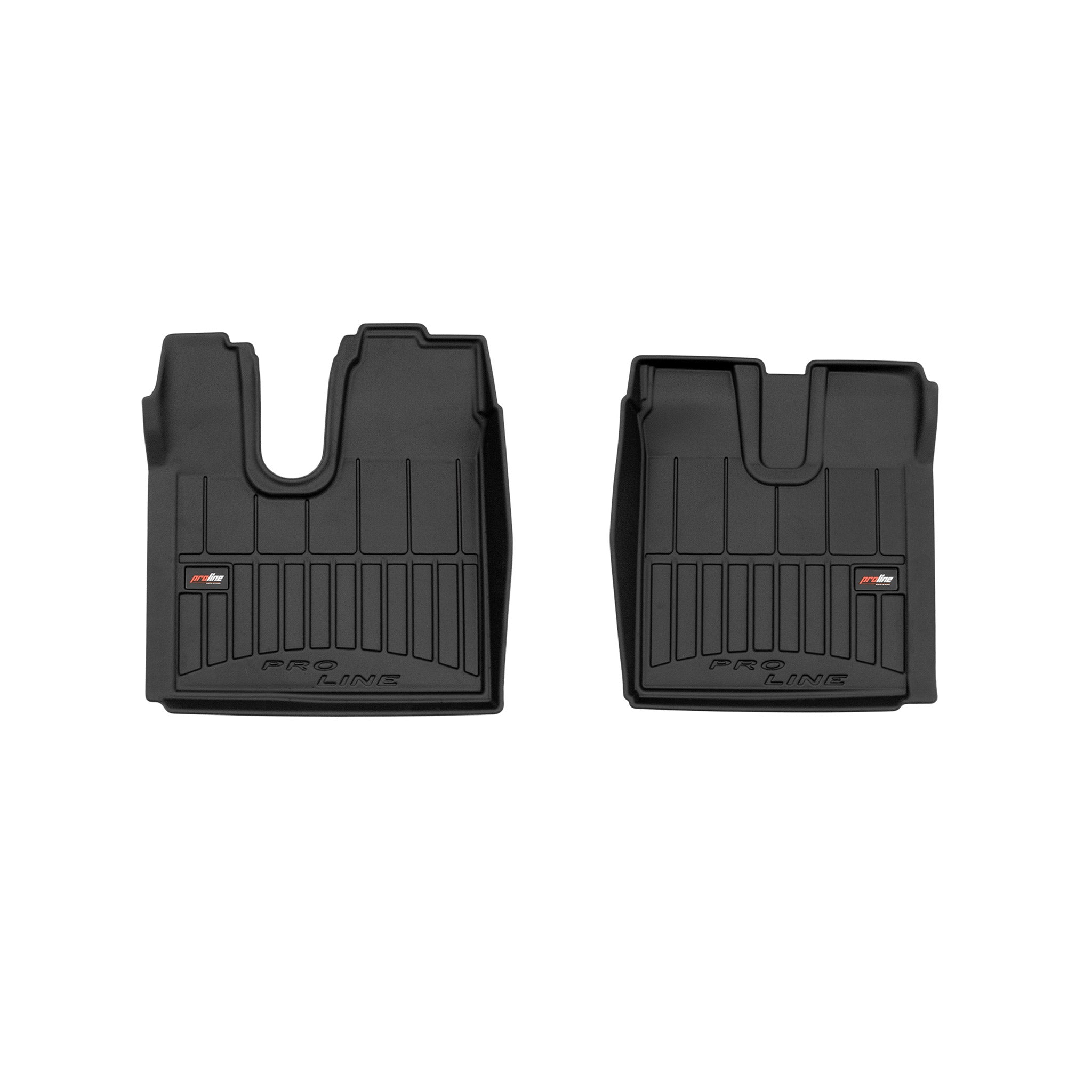OMAC Gummi Fußmatten für MAN TGL 2008-2019 Premium TPE 3D Automatten Schwarz 2x