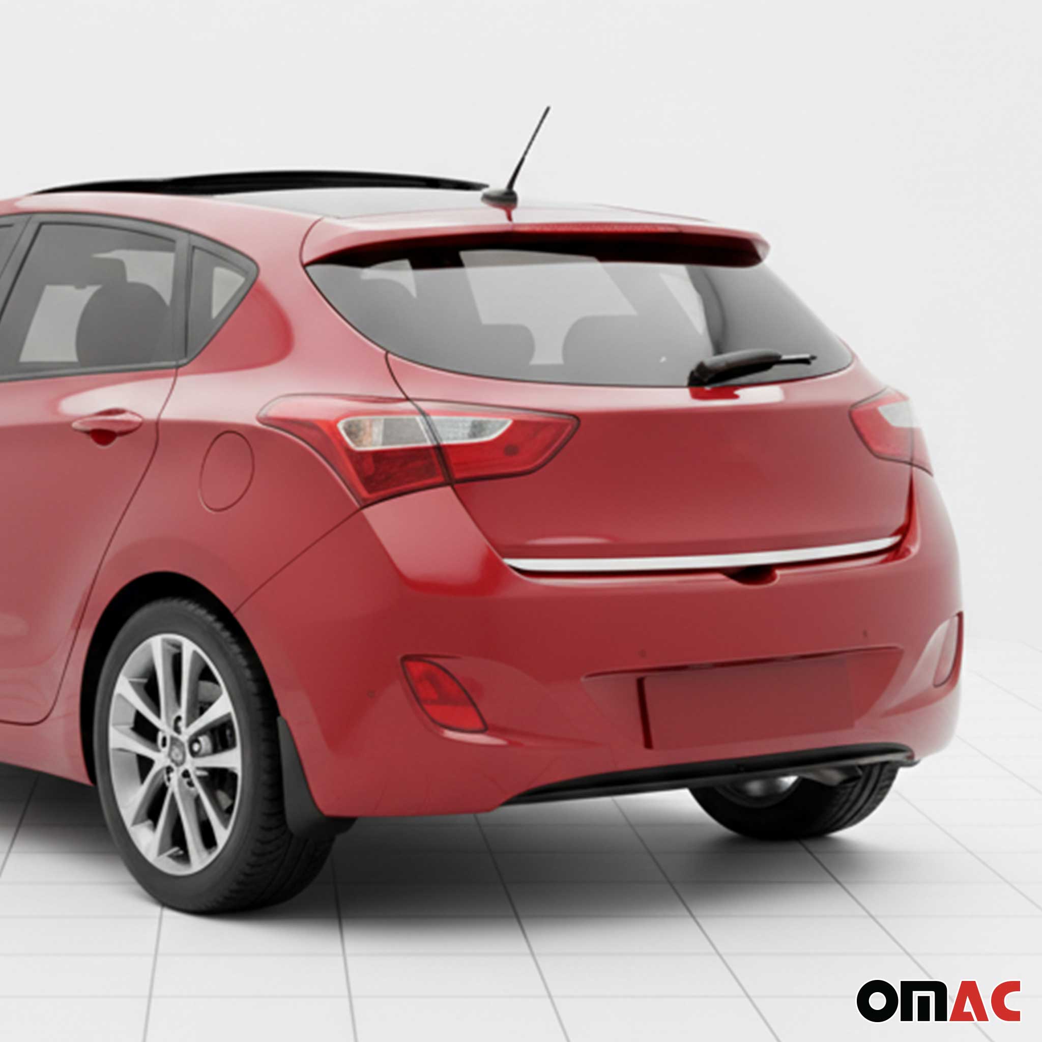 Kofferraumleiste Heckleiste für Hyundai i30 2012-2017 Untere Edelstahl Chrom