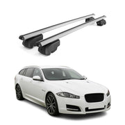 Dachträger Gepäckträger für Jaguar XF Sportbrake 2018-2021 ABE Alu Grau