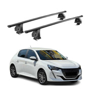 Stahl Dachträger für Peugeot 208 II 2019-2026 TÜV Abschließbar 2tlg Schwarz