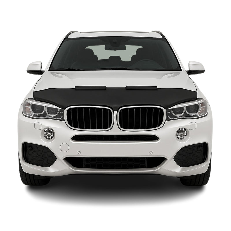Haubenbra Steinschlagschutz Bonnet Bra für BMW X5 F15 F85 2013-2018 Schwarz Halb