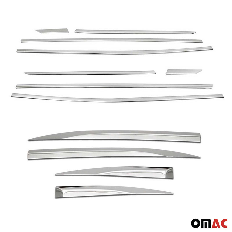 Seitentürleiste Fensterleisten für Peugeot 3008 Active P84 2016-2024 Chrom Satz