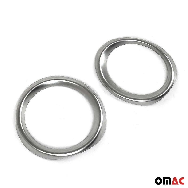 Nebelscheinwerfer Rahmen Umrandung für Toyota C-HR 2016-2025 Edelstahl Silber 2x