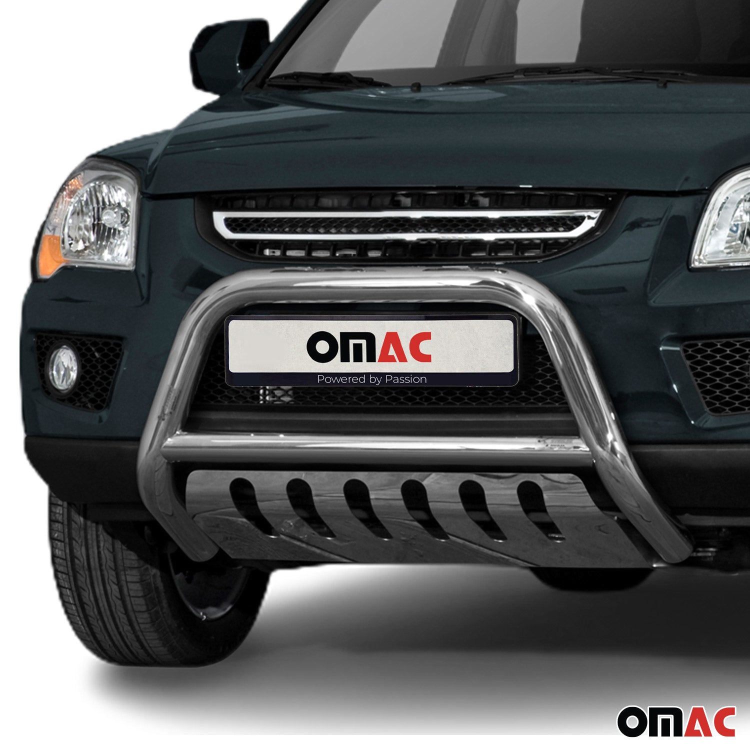 Frontbügel Frontschutzbügel für Kia Sportage 2008-2010 mit ABE Edelstahl Silber