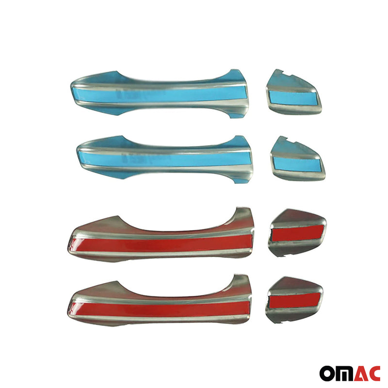 Türgriff Blende Türgriffkappen für Seat Ibiza 17-25 Leon 12-19 Edelstahl