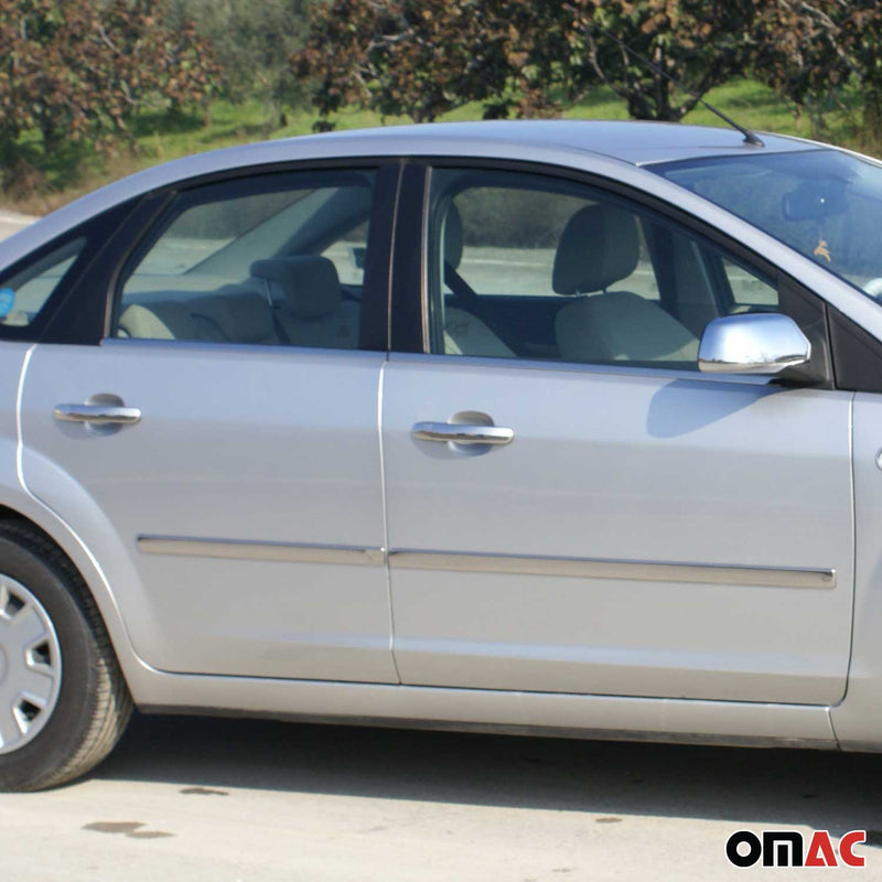 Fensterleisten Zierleisten für Ford Focus 2004-2013 Matt Edelstahl Chrom 4tlg