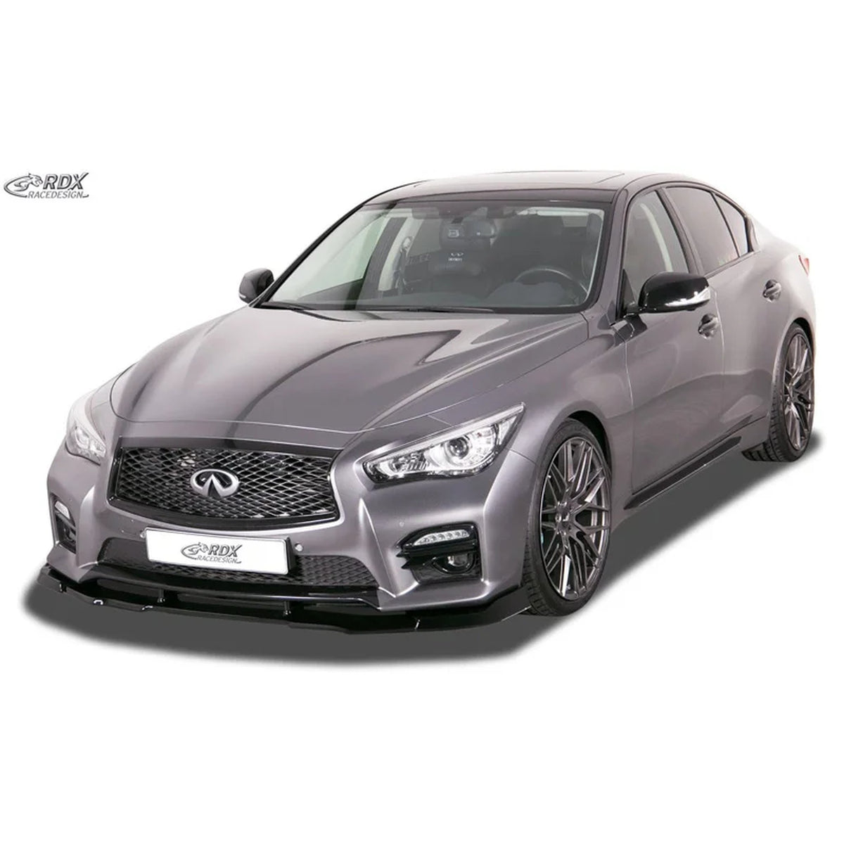 RDX Seitenschweller für Infinity Q50 2013- Slim ABS Schwarz 2er-Set TÜV