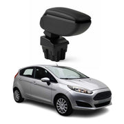 Armlehne Mittelarmlehne Mittelkonsole für Ford Fiesta 2008-2017 PU-Leder Schwarz