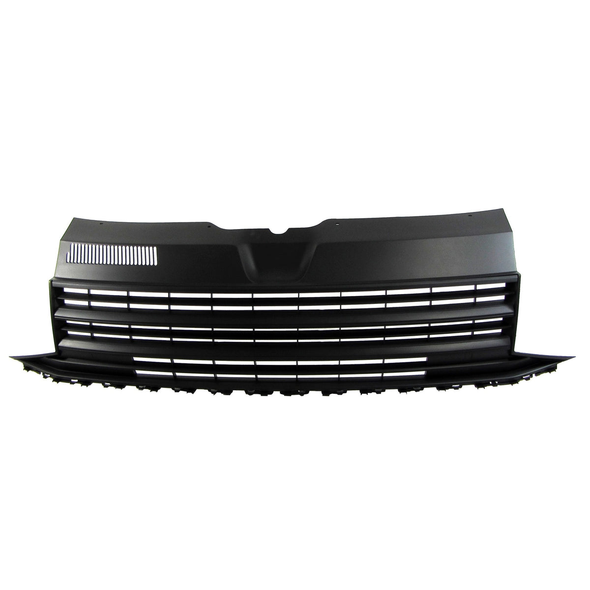 JOM Kühlergrill Kühlergitter für VW T6 2015-2019 Schwarz ohne Emblem ABS