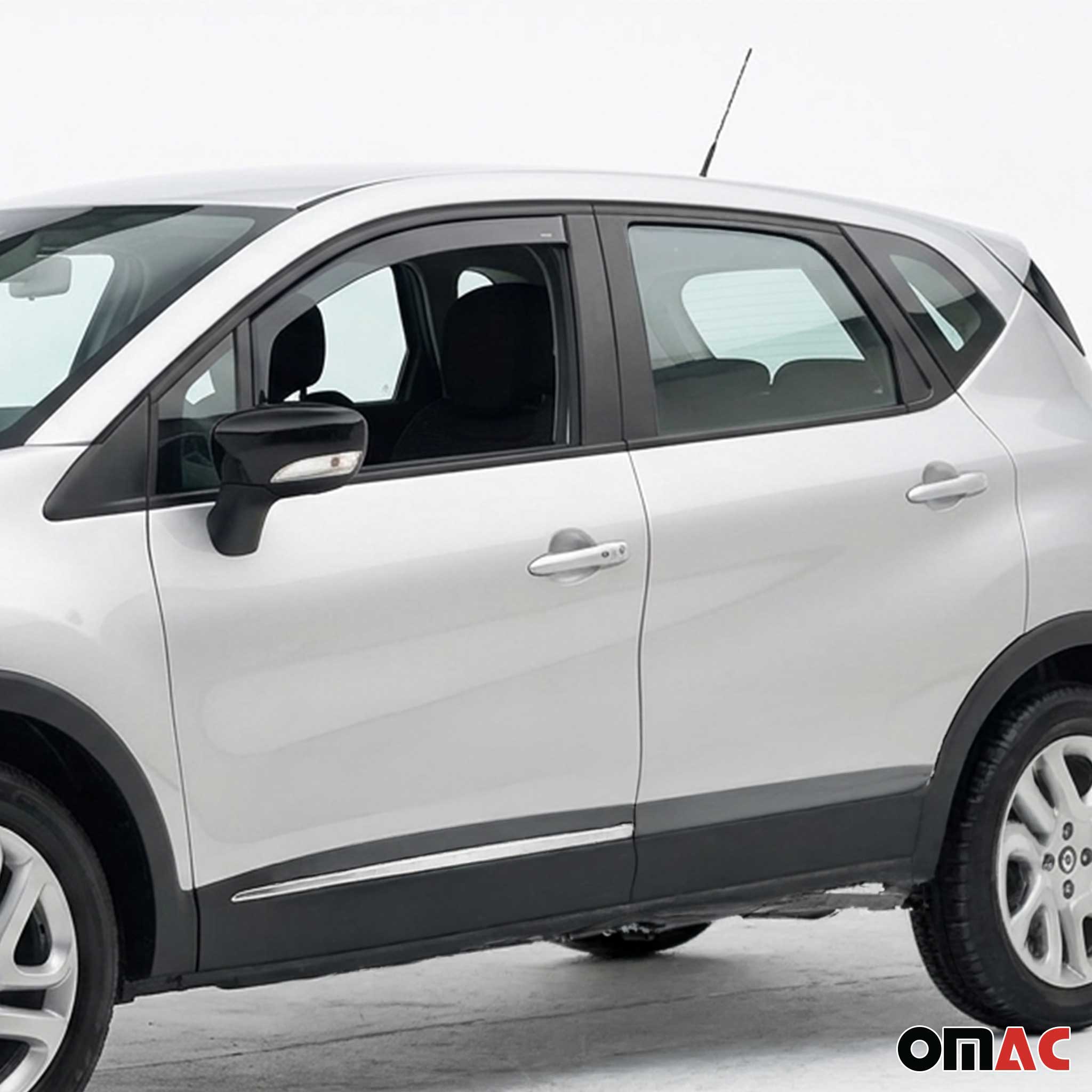 Windabweiser Regenabweiser für Renault Captur 2013-2019 5 Türen Dunkel Acryl 2x