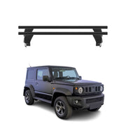 Menabo Dachträger Grundtäger für Suzuki Jimny mk4 2018-2026 50kg Alu Schwarz 2x