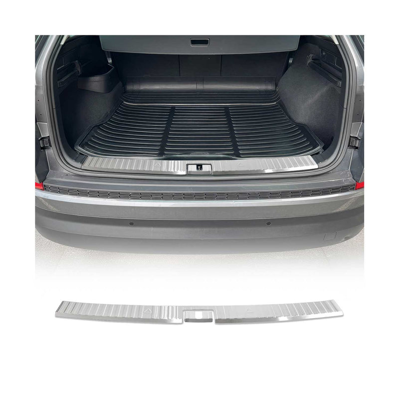 Innen Ladekantenschutz Stoßstange für Skoda Kodiaq 2017-2025 Gebürstet Chrom