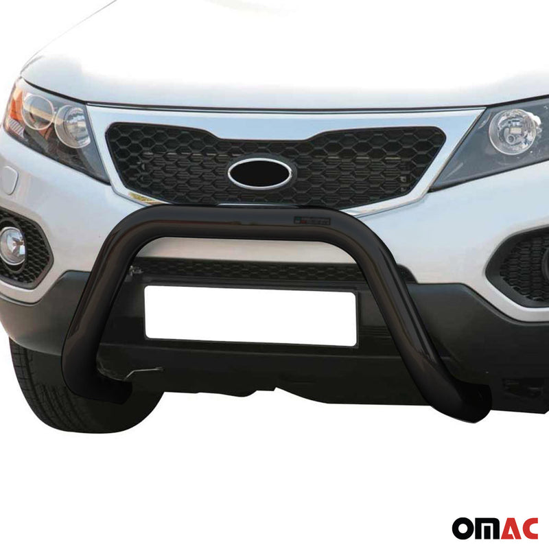 Frontbügel Frontschutzbügel für Kia Sorento 2009-2012 ø76mm Stahl Schwarz Schutz