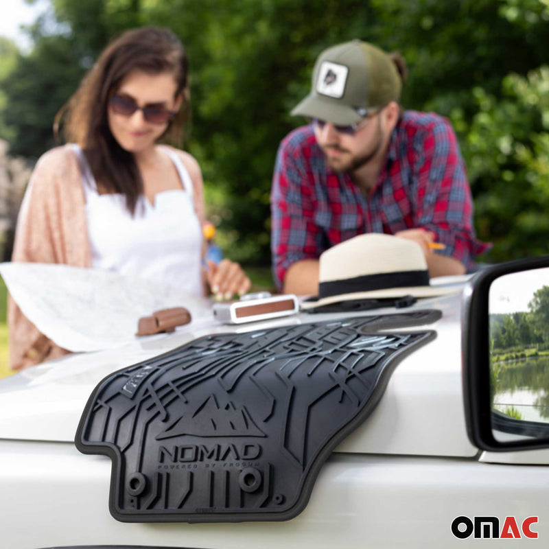 Fußmatten Gummimatten für Suzuki Jimny IV 2018-2025 1.Reihe Gummi Schwarz 2 tlg