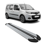 Seitenschweller Trittbretter Schweller für Renault Kangoo 2008-2021 Alu Grau