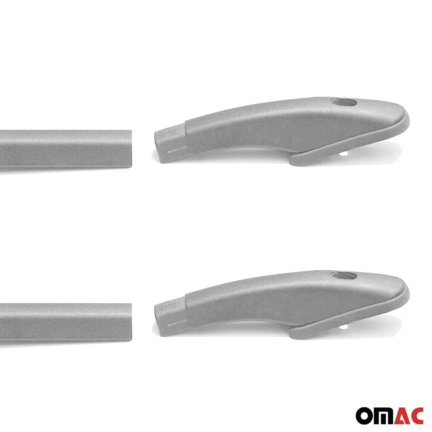 Dachreling Relingträger Aluminium für Dacia Dokker 2012-2021 Alu Silber 2x