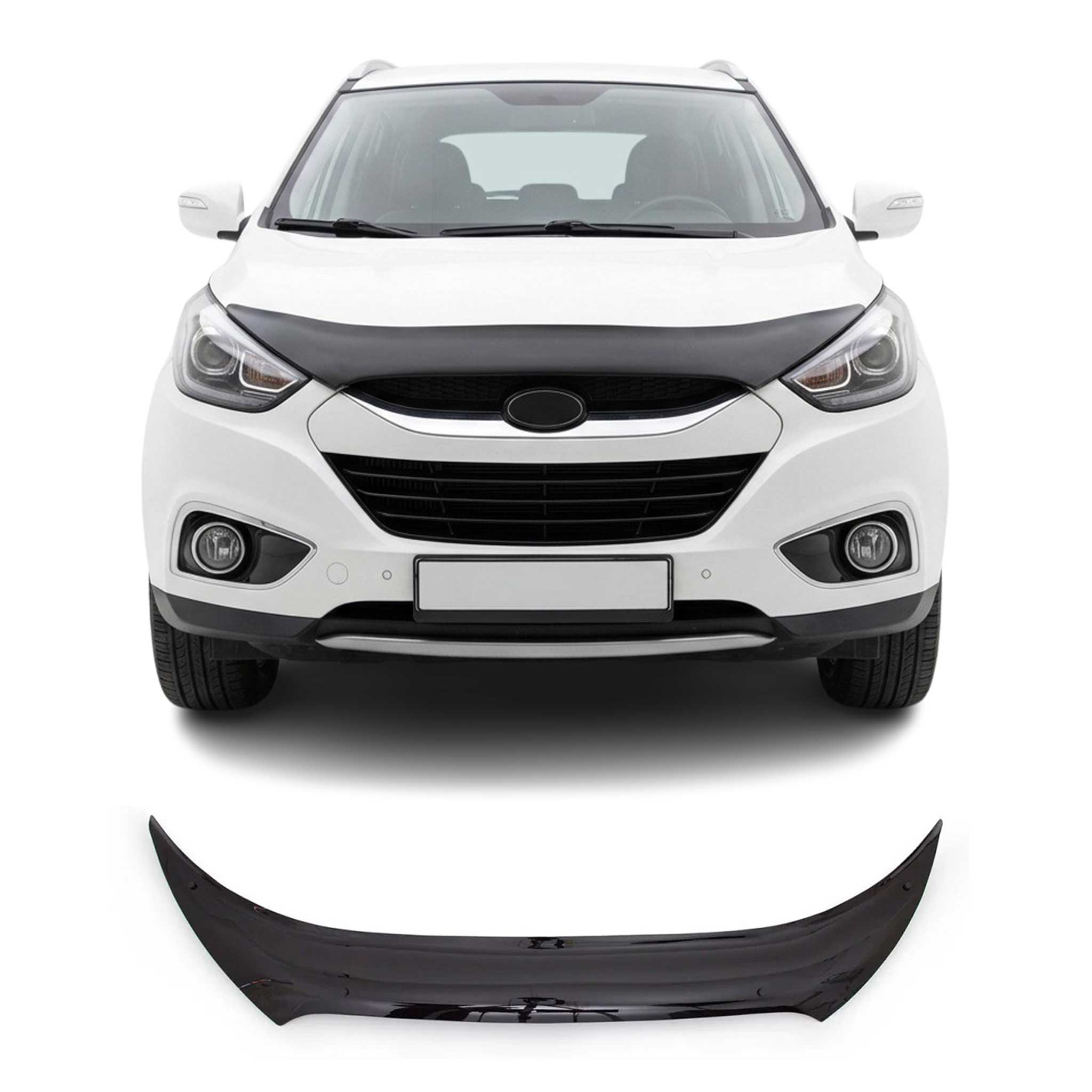 Motorhaube Deflektor Insektenschutz für Hyundai ix35 ix35 2010-2015 Dunkel