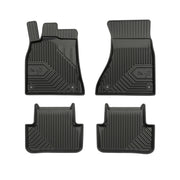 Fußmatten Gummimatten No.77 für Audi A4 B8 2007-2015 TPE Gummi Schwarz 4 Teile