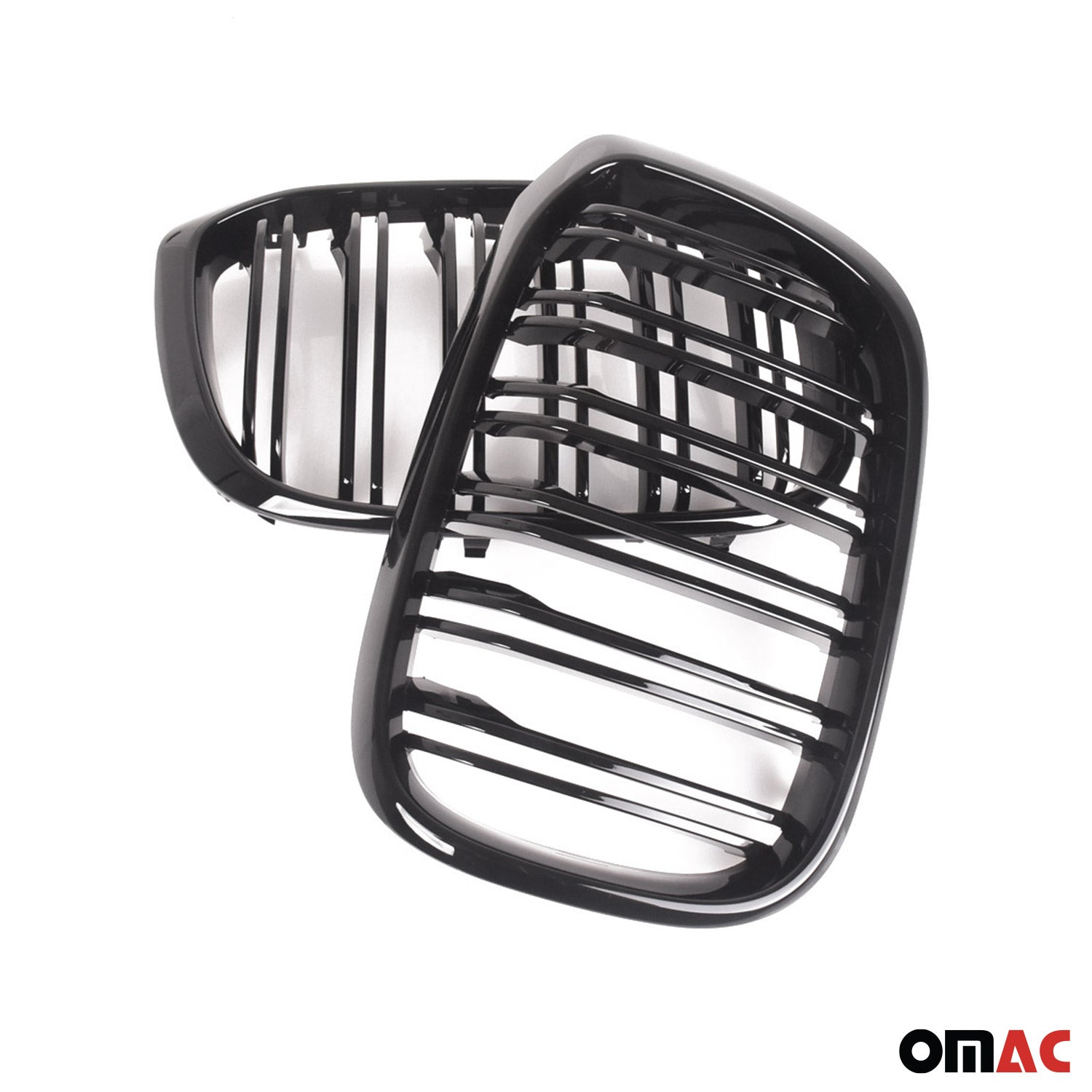Nieren Grill Kühlergrill für BMW X4 G02 2018-2024 Schwarz Glanz